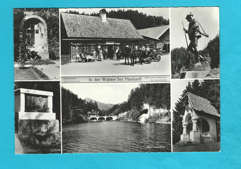 AK In der Walster bei Mariazell. Gasthaus zum Hubertus-See.