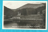 AK Hubertussee mit Hubertuskapelle in der Walster bei Mariazell. (1941)