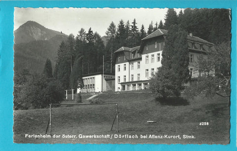 AK Dörflach bei Aflenz. Ferienheim der österr. Gewerkschaft.