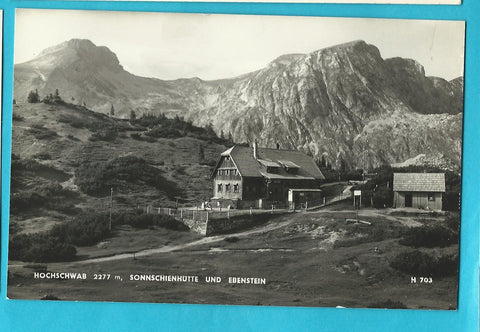 AK Hochschwab, Sonnschienhütte und Ebenstein.