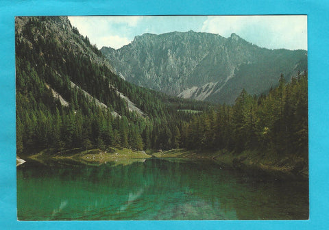 AK Tragöss-Oberort. Grüner See gegen Messnerin.