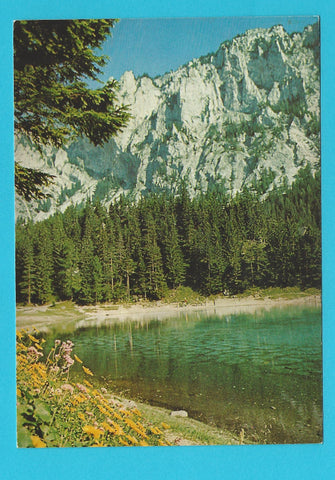 AK Tragöß - Oberort. Grüner See gegen Pribitz.