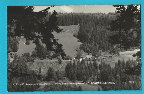 AK Alpl. Alpengasthof Holzbauer - Leitner.