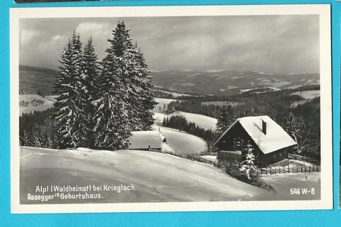 AK Alpl (Waldheimat) bei Krieglach Rosegger's Geburtshaus. (1950-51)