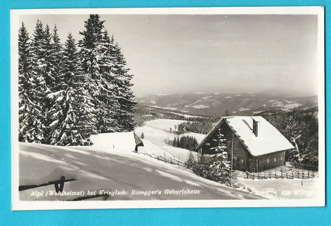 AK Alpl (Waldheimat) bei Krieglach: Rosegger's Geburtshaus. (1940-41)