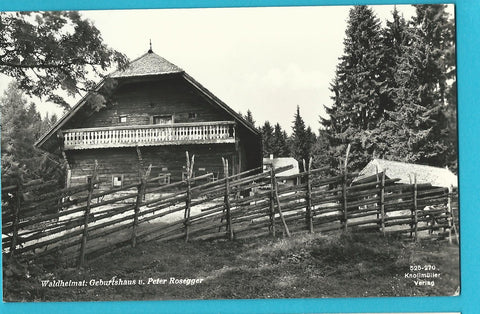 AK Waldheimat: Geburtshaus v. Peter Rosegger.