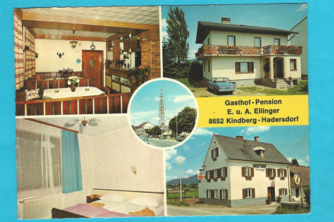 AK Kindberg - Hadersdorf Gasthof Pension E. u. A. Ellinger.