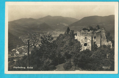 AK Kapfenberg, Ruine. (1931)
