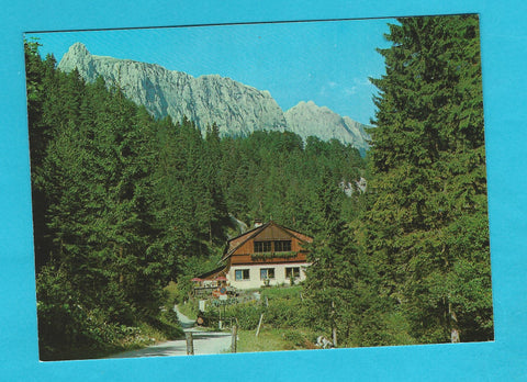 AK Almgasthaus Schwabenbartl. Elsa Schappek. Fölz bei Aflenz. Thörl.