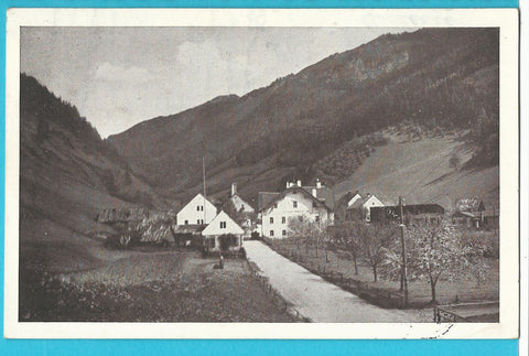 AK Au bei Aflenz. Schlager's Gasthof Zur Post. (1929)