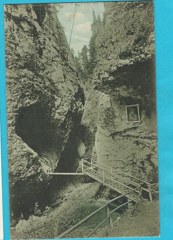 AK Hochlantsch. Der Grazer Alpenklub-Steig durch die Bärenschützschlucht.