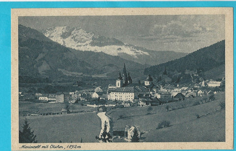 AK Mariazell mit Ötscher.
