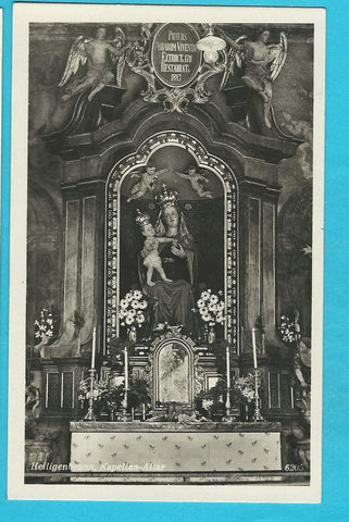 AK Mariazell. Heiligenbrunn, Kapellen-Altar. (1933)