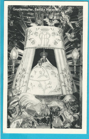 AK Gnadenmutter, Basilika Mariazell. (1949)