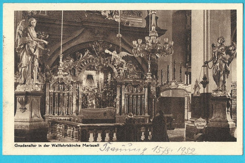 AK Gnadenaltar in der Wallfahrtskirche Mariazell.
