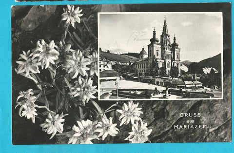 AK Gruss aus Mariazell. (1958)