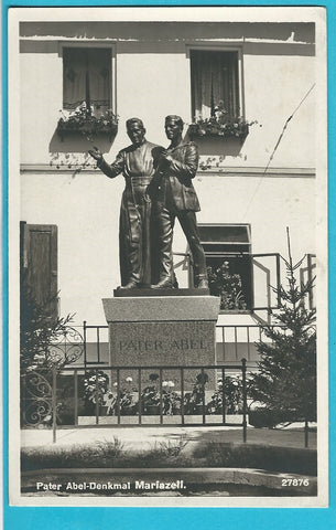 AK Mariazell. Pater Abel-Denkmal. (1929)