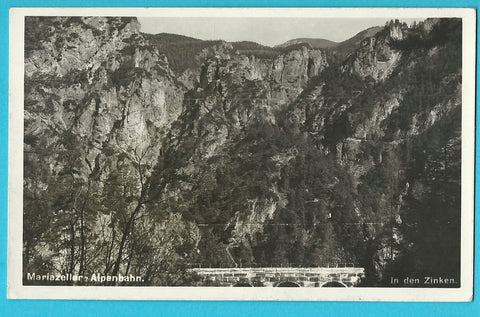 AK Mariazeller -Alpenbahn. In den Zinken. (1930)