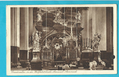 AK Gnadenaltar in der Wallfahrtskirche Mariazell. (1928)