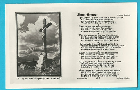 AK Kreuz auf der Bürgeralpe bei Mariazell.