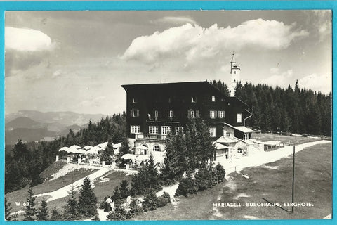 AK Mariazell - Bürgeralpe, Berghotel.