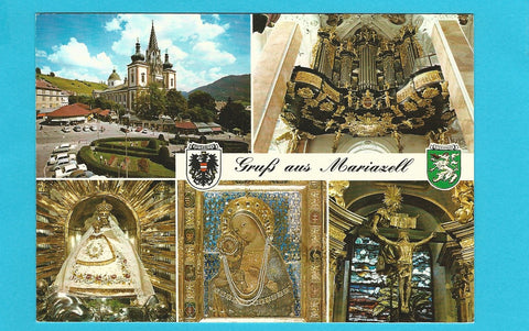 AK Gruß aus Mariazell.