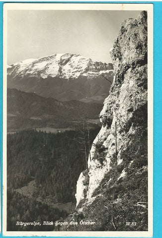AK Bürgeralpe, Blick gegen den Ötscher.