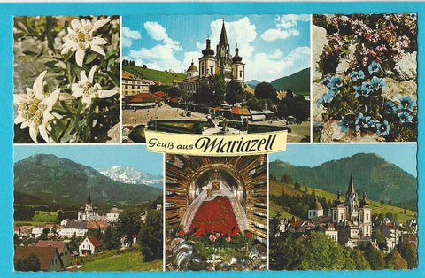 AK Gruß aus Mariazell.