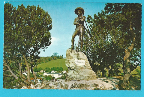AK Mariazell. Erzherzog-Johann Denkmal.