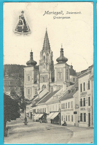 AK Mariazell. Grazerstraße. (1913)