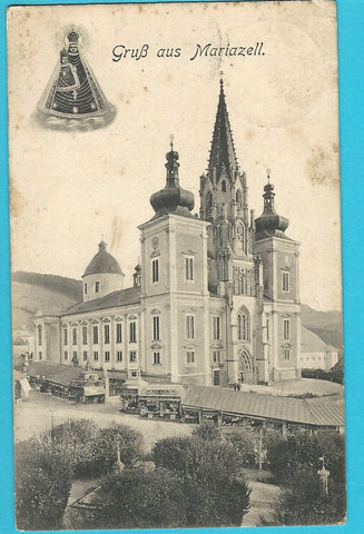 AK Gruß aus Mariazell. (1912)
