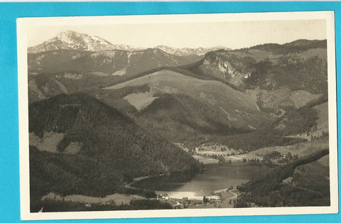 AK Bürgeralpe. Blick gegen den Erlaufsee und den Dürrenstein (1929)