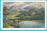 AK Mariazell. Erlaufsee. (Aquarell-Kunst H. Nachbargauer)