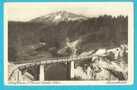 AK Erlaufklause. Mariazellerbahn. (1922)
