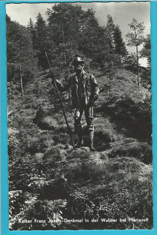 AK Kaiser Franz Josefs-Denkmal in der Walster bei Mariazell. (1967)