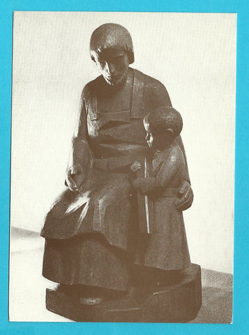 AK Mariazell. Herz Marien Karmel. Statue des hl. Josef.
