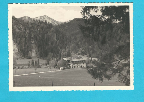 AK Grünau bei Mariazell. Hotel Marienwasserfall. W. E. Lang.