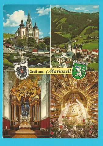 AK Gruß aus Mariazell.
