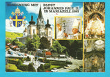 AK Begegnung mit Papst Johannes Paul II. in Mariazell 1983.