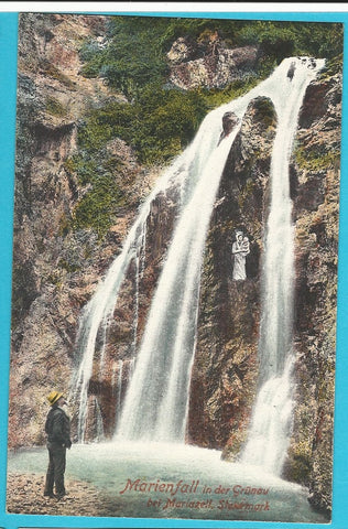 AK Marienfall in der Grünau bei Mariazell. (1924)