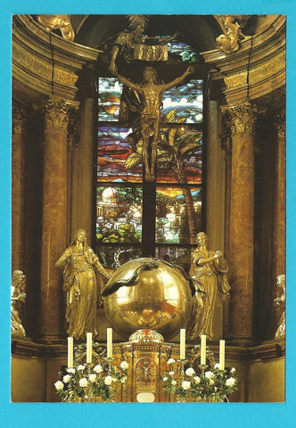 AK Wallfahrtskirche Mariazell. Hochaltar-Mittelteil.