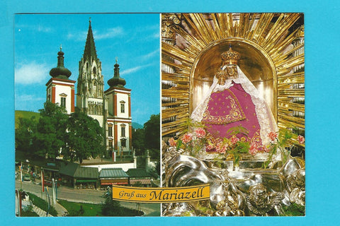 AK Gruß aus Mariazell.