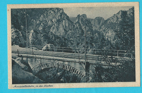 AK Mariazellerbahn in den Zinken.