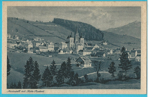 AK Mariazell mit Hohe Student.