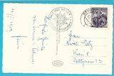 AK Skihütten Hinteralm gegen Hochschwab u. Mürzsteger Alpen. (1958)