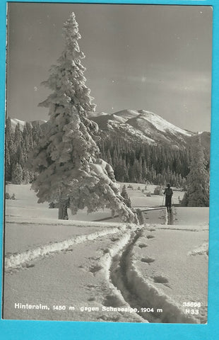 AK Hinteralm gegen Schneealpe (1939).