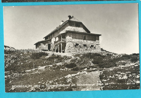 AK Schneealpe. Schneealpenhaus am Schauerkogel.