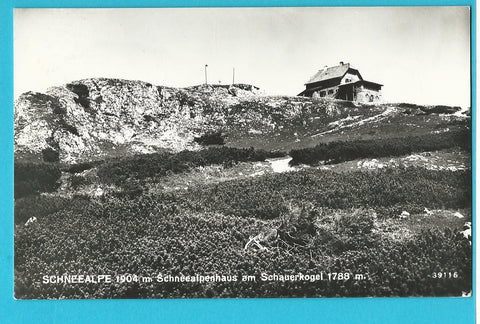 AK Schneealpe. Schneealpenhaus am Schauerkogel.