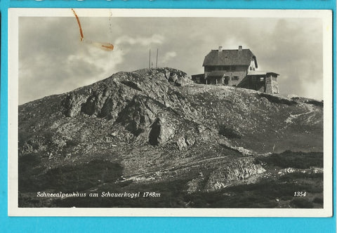 AK Schneealpenhaus am Schauerkogel. (1934)