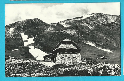 AK Schneealpenhaus mit Windberg.